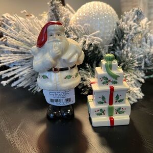 Lenox - Hosting the Holidays - Santa Salt and Pepper